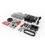 Stirlingkit SEMTO ENGINE ST-NF2 DIY Build a Nitro 4 Stroke 2 Cylinder Engine Kit That Runs- FS-L200AC, view 2