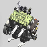 Stirlingkit SEMTO ST-FL2 8.6cc 2 Cylinder Engine DIY Kits Nitro 4 Stroke Model Engine for Beginner, view 5