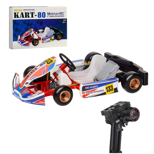 Stirlingkit Sengi Kart-80 Mini RC Kart Build Your Own 1/32 Go-Kart Full Set
