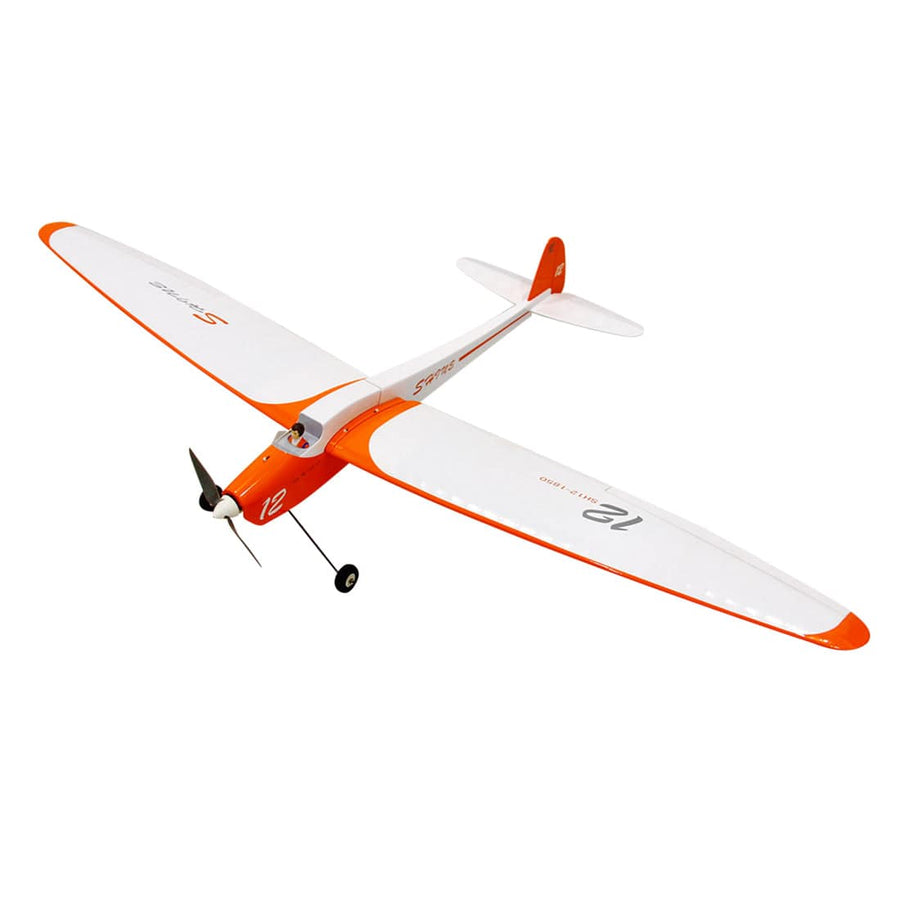 Stirlingkit SH12-1850 RC Glider Human Powered Aerobatic Model 1850mm Balsa Wood ARF