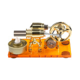 Stirlingkit γ-shape Hot-air LED External Combustion Stirling Engine Model, view 2