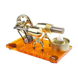Stirlingkit γ-shape Hot-air LED External Combustion Stirling Engine Model, view 4