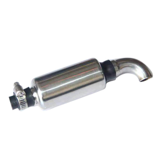 Stirlingkit Silver Exhaust Pipe for Inline 4 Cylinder 32cc Watercooled Engine