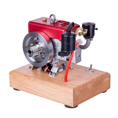 Stirlingkit Simulation Diesel Engine 4 Stroke Single Cylinder Gasoline Evaporative Cooling ICE Engine Model 8000rpm