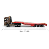 Stirlingkit Simulation Full Scale RC Tow Truck Detachable Flatbed Semi Trailer Engineering Tractor 2-speed Gearshift 1/24 2.4G RTR, view 2