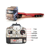 Stirlingkit Simulation Full Scale RC Tow Truck Detachable Flatbed Semi Trailer Engineering Tractor 2-speed Gearshift 1/24 2.4G RTR, view 3