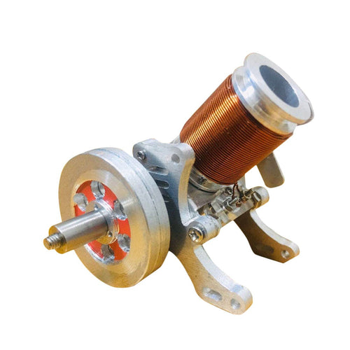 Stirlingkit Single-cylinder Electromagnetic 6-12V 2A All-metal Engine Model Toy