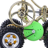 Stirlingkit Single Cylinder Hot Air Stirling Engine Powered Electric Car with LED Light, view 4