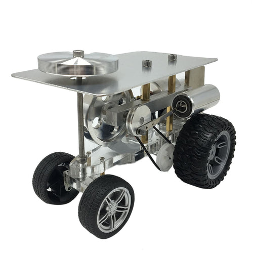 Stirlingkit Single Cylinder Hot Air Stirling Engine Tractor Model Engine Physical Experiment Toy