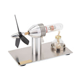Stirlingkit Single Cylinder Sterling Engine Model with 3-Blade Fan Science Experiment Stem Toy, view 2