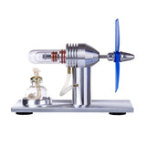 Stirlingkit Single Cylinder Sterling Engine Model with 3-Blade Fan Science Experiment Stem Toy, view 3