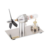 Stirlingkit Single Cylinder Sterling Engine Model with 3-Blade Fan Science Experiment Stem Toy, view 4
