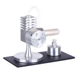 Stirlingkit Single Cylinder Stirling Engine Model External Combustion Heat Steam Power Physics Science Experiment Engine Model, view 4