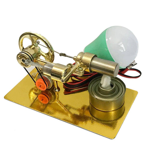 Stirlingkit Single Cylinder Stirling Engine Model Kit for Science Experiment