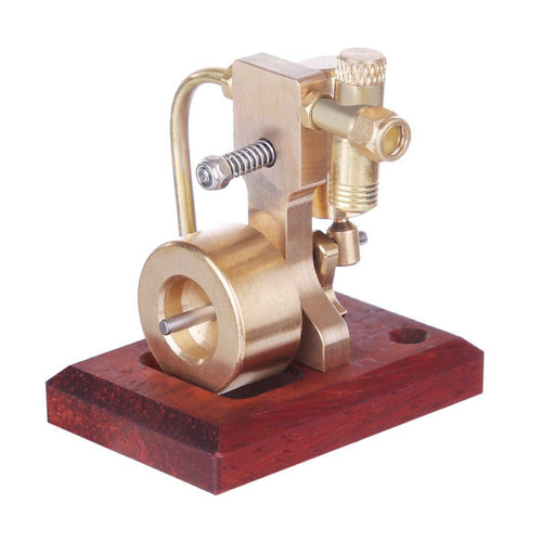Stirlingkit Single Cylinder Swing Mini Brass Steam Engine Model (without Boiler)