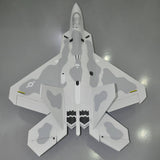 Stirlingkit Sky Flight Hobby F-22 Raptor 5CH RC Jet 70mm Single EDF Airplane PNP /Kit- Grey, view 2