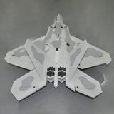 Stirlingkit Sky Flight Hobby F-22 Raptor 5CH RC Jet 70mm Single EDF Airplane PNP /Kit- Grey, view 5