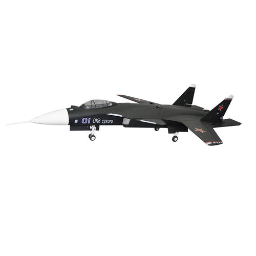 Stirlingkit Sky Flight Hobby Su-47 8CH RC Jet Fighter Airplane70mm Dual EDF 1045mm Wingspan  RTF - Black