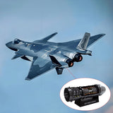 Stirlingkit SKYMECHMAN Building a 1/18 Turbofan Engine Model Kit WS-15 Build Your Own Turbofan Engine that Works, view 6