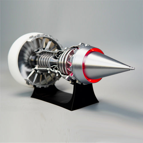 Stirlingkit SKYMECHMAN TR900 Aircraft Turbofan Engine Model Kits 1/15 with LED Light Upgrade