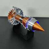 Stirlingkit SKYMECHMAN TRENT 900 LED Turbofan Engine Model Building Kit Aircraft Engine for Kids, view 3