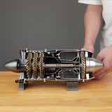 Stirlingkit SKYMECHMAN WP-85 Working DIY Assembly Turbojet Engine Kits That Runs 3D Printing Simulation, view 2