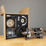 Stirlingkit SKYMECHMAN WP-85 Working DIY Assembly Turbojet Engine Kits That Runs 3D Printing Simulation, view 4