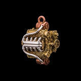 Stirlingkit Small Block Miniature V8 Engine Metal Keychain Keyring, view 5