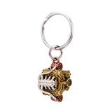 Stirlingkit Small Block Miniature V8 Engine Metal Keychain Keyring, view 6