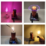 Stirlingkit Small Bluetooth Windmill Plasma Speaker Music Tesla Coil Acrylic, view 5