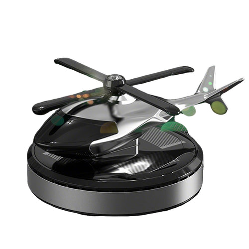 Stirlingkit Solar Helicopter for car Air Freshener Diffuser Silver