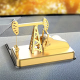 Stirlingkit Solar Power Powered Toy Mini PumpJack Pumping Unit Model Car Diffuser, view 5