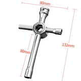 Stirlingkit Spark Plug 4-way Cross Socket Wrench Removal Tool for Model Engine, view 3