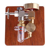 Stirlingkit Speed-Adjustable Hot Air Sterling Engine Model with Wooden Base Science Toy, view 3