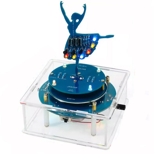 Stirlingkit Spinning Ballerina Dancer DIY Electronic Kit Music Box