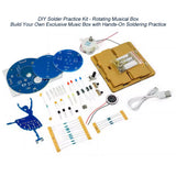 Stirlingkit Spinning Ballerina Dancer DIY Electronic Kit Music Box, view 2