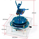 Stirlingkit Spinning Ballerina Dancer DIY Electronic Kit Music Box, view 3