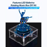 Stirlingkit Spinning Ballerina Dancer DIY Electronic Kit Music Box, view 4