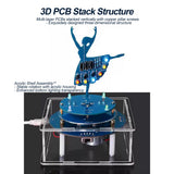 Stirlingkit Spinning Ballerina Dancer DIY Electronic Kit Music Box, view 6