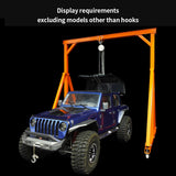 Stirlingkit Stainless Steel Gantry Cranes with Chain Hoist Set for 1/12 and 1/14 Scale Car Model, view 3