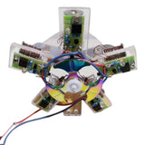 Stirlingkit Star Shape Aircraft Head  Electromagnet Engine Model Toy Collection, view 2