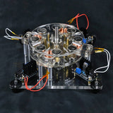 Stirlingkit Stark 4-coil Hall Brushless High-speed Electromagnetic Motor Engine Model, view 3