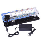 Stirlingkit Stark 5v 6w Power V-shape Electromotor Model High Speed Electromagnet Car Engine of 12 Coil - Coil Random Color, view 2