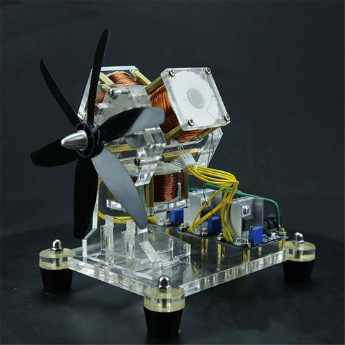 Stirlingkit Stark Brushless Motor Hall Sensor Electric Machine Triple Coil Fan Blade High Speed DIY Physical Model