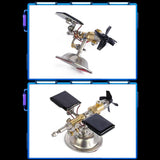 Stirlingkit Stark Car Mount Satellite Motor Solar Toy with Sticker Scientific Physical Toy, view 4