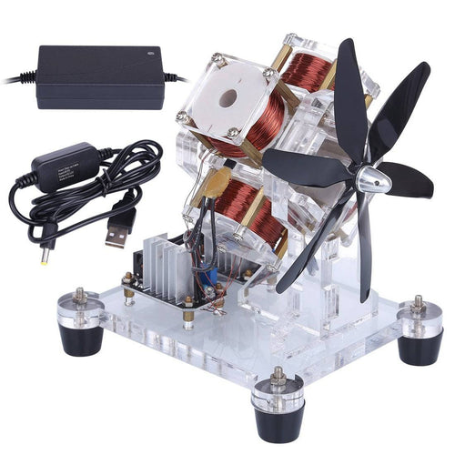 Stirlingkit Stark Hall Sensor Brushless Motor Electric Machine Fan Blade High Speed DIY Physical Model Science Toy