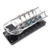 Stirlingkit Stark Magnetic Multi Coil Car Solenoid Engine V8 Model LED Light Hall Effect Reciprocating Electromagnetic Motor, view 2