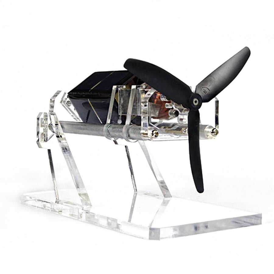Stirlingkit Stark Magnetic Suspension Solar Motor with Double-layer Fan