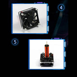 Stirlingkit Stark Mini Music Tesla Coil Plasma Speaker with PCB Circuit Board High-tech Science Educational Toy, view 5