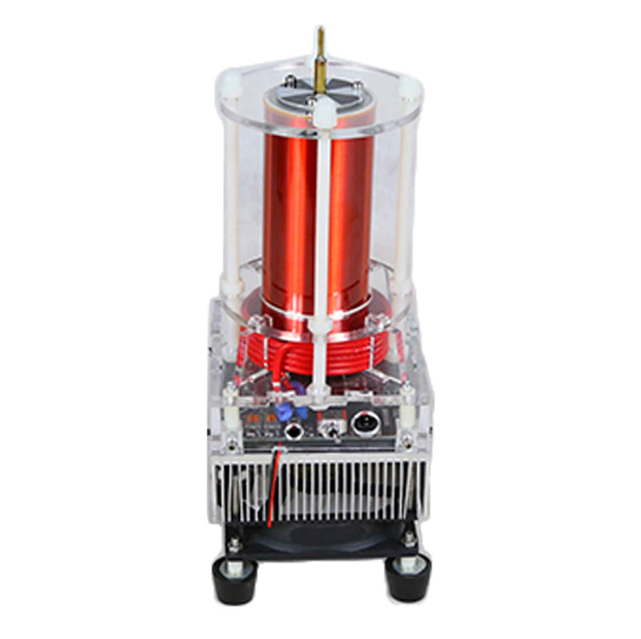 Stirlingkit Stark Single Tube Tesla Coil with Glow Tube Musical Educational Exhibits Science Model Toy